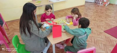 Коледна работилничка В и Г група - ДГ Мечо Пух - Чифлик