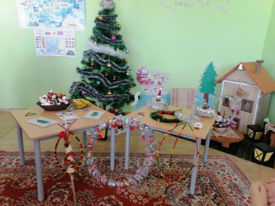 Коледна работилничка А и Б група - ДГ Мечо Пух - Чифлик