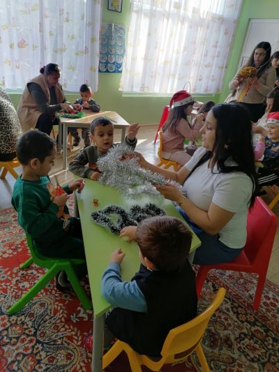 Коледна работилничка А и Б група - ДГ Мечо Пух - Чифлик