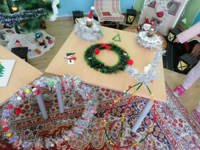 Коледна работилничка А и Б група - ДГ Мечо Пух - Чифлик