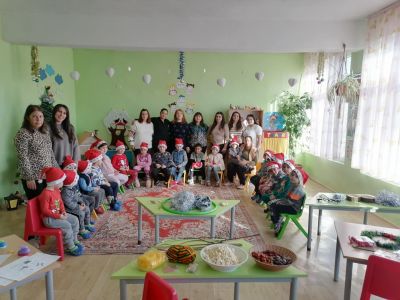Коледна работилничка А и Б група - ДГ Мечо Пух - Чифлик