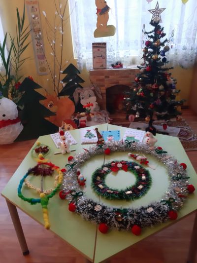 Коледна работилничка А и Б група - ДГ Мечо Пух - Чифлик